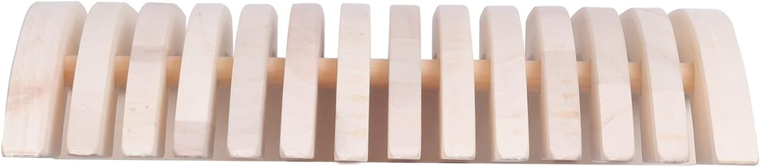 SULENO Sauna Kopfstütze ESKE ergonomisch aus robustem Espenholz Nackenstütze Kopfkeil Saunakissen