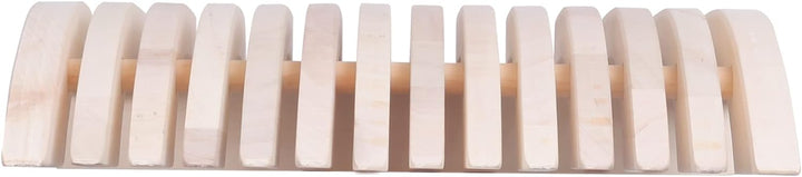 SULENO Sauna Kopfstütze ESKE ergonomisch aus robustem Espenholz Nackenstütze Kopfkeil Saunakissen