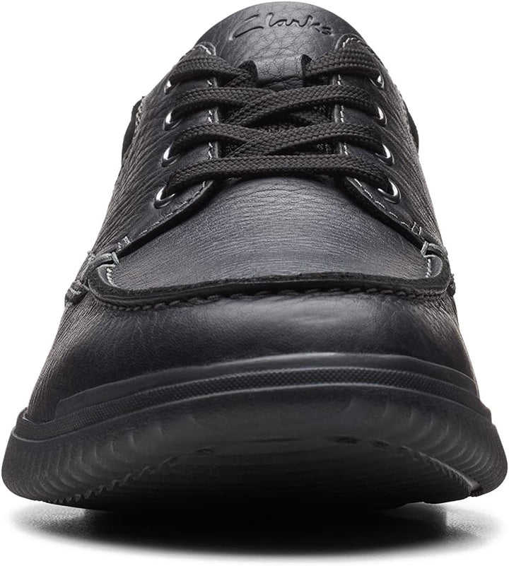 Clarks Herren Donaway Edge Oxford 41.5 EU Black Leather, 41.5 EU Black Leather