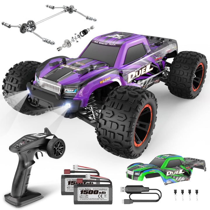 HAIBOXING Ferngesteuertes Auto RC Auto 1:14 4WD 39 km/h Hochgeschwindigkeits Offroad RC Monster Truc