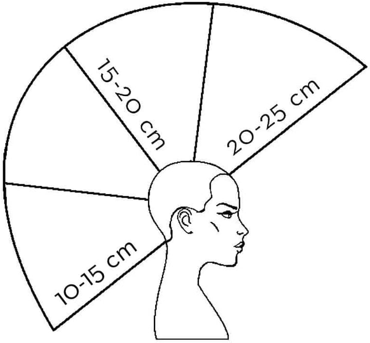 L'IMAGE Friseur-Trainingskopf Set 1 Eco Line - Base Rebecca + Top 1 (Farbtiefe 6, dunkelblond, Echth