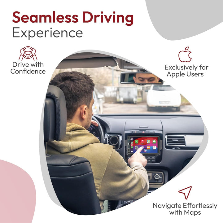 Caliber Autoradio Bluetooth Drahtlos Apple carplay, Autoradio mit Bildschirm 7 Zoll, Auto Radio Touc
