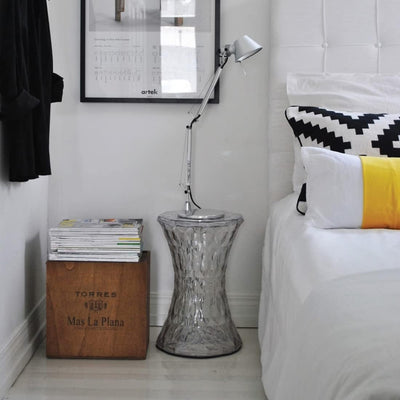 Kartell Stone, Hocker, Verchromt Indoor Verchromt, Indoor Verchromt
