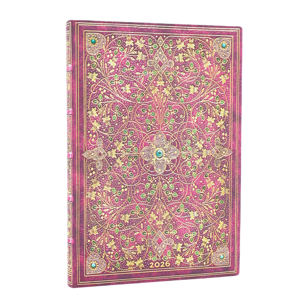 2026 Diamond Jubilee (Sangorski & Sutcliffe) Midi 12-month Vertical Softcover Flexi Dayplanner 2026