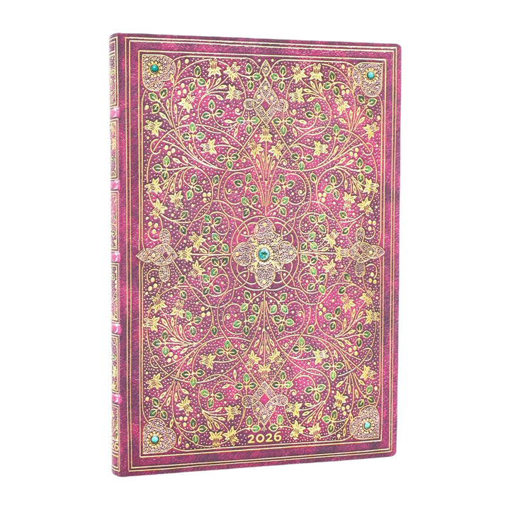 2026 Diamond Jubilee (Sangorski & Sutcliffe) Midi 12-month Vertical Softcover Flexi Dayplanner 2026