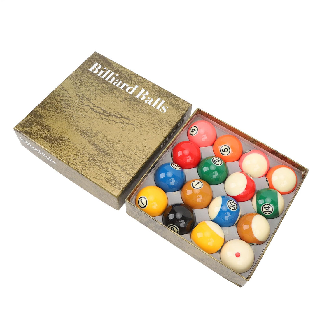 Billardkugeln Set, 16 Stück 5,72 cm/2,25 Zoll Billard Kugeln Set Harz Billardtisch Bälle Komplettset