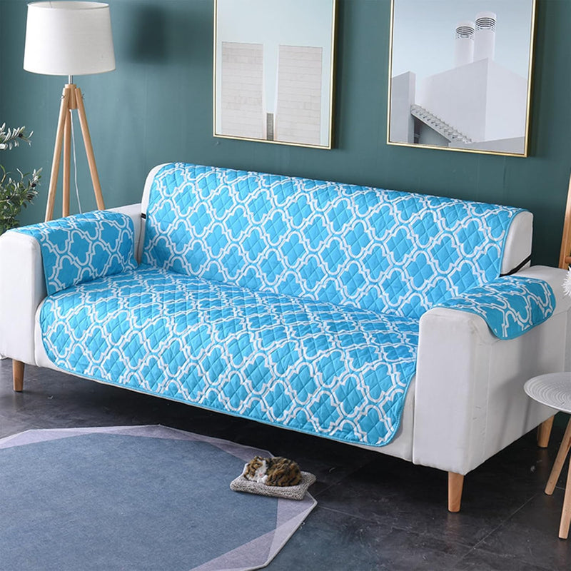 PETCUTE Sofabezug 2-Sitzer sofahusse Sessel Bezug Couchbezug Gesteppte Sofaschoner Sofa bezug Sofa S