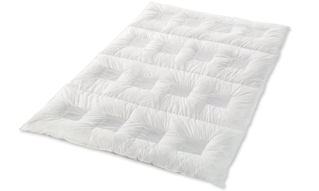 Climabalance Comfort Medium Zudecke, Baumwolle, Weiss, 155 x 220 cm 155 x 220 cm Weiss, 155 x 220 cm
