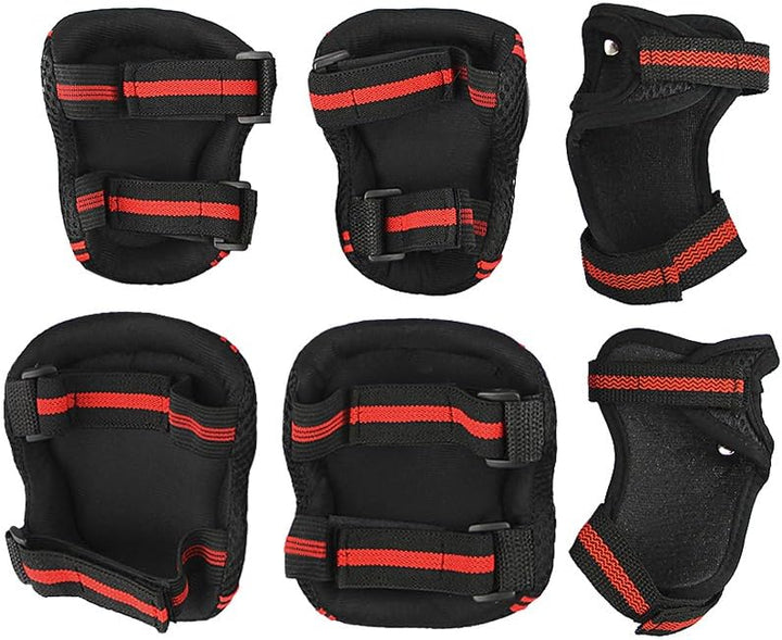 Liying Neu Damen Herren Protektoren Set Schützer Set 6pcs Knieschoner Ellenbogenschützer Handgelenks