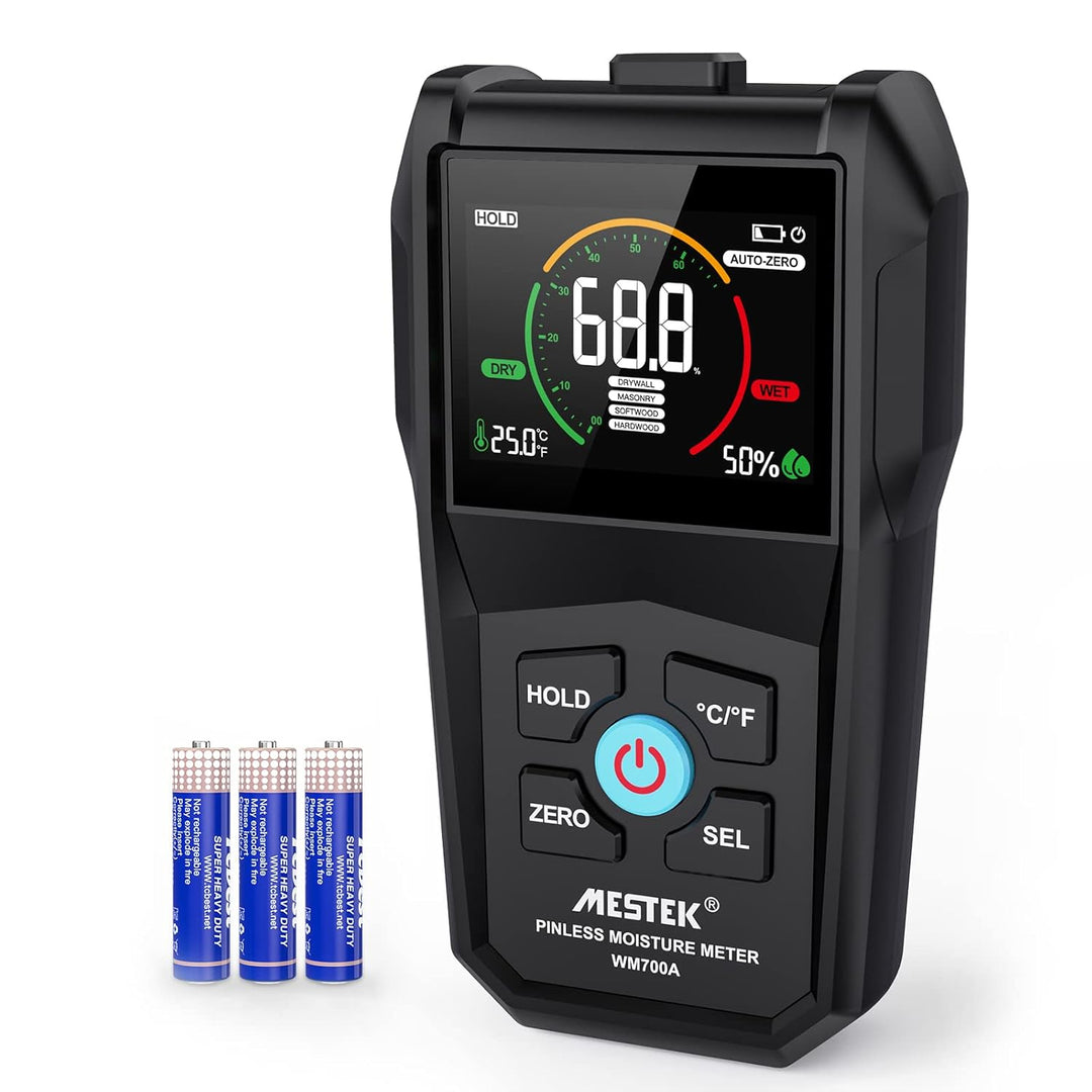Feuchtigkeitsmessgerät Holz Feuchtigkeitsmesser Wände MESTEK Feuchtemessgerät Digitale Feuchtigkeits