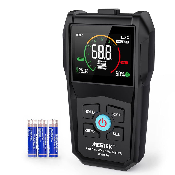 Feuchtigkeitsmessgerät Holz Feuchtigkeitsmesser Wände MESTEK Feuchtemessgerät Digitale Feuchtigkeits