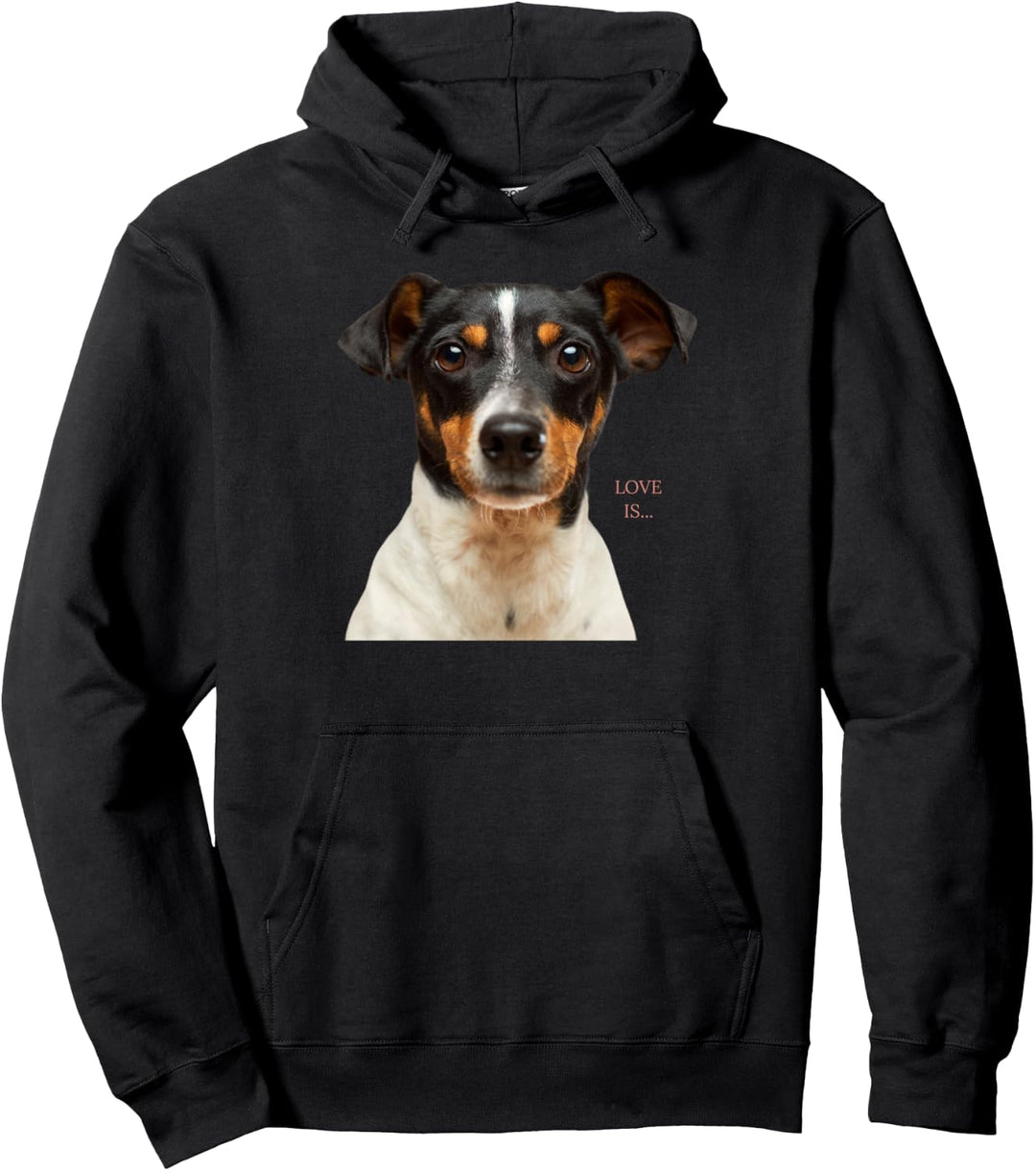 Jack Russell Terrier Shirt Mama Papa Damen Herren Kinder Love Dog Pullover Hoodie