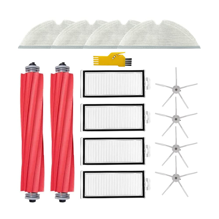 Laimaiou Zubehör Kit Ersatz für Roborock Q7 Max+ Q7 Max Q7+ Q7 Roboter Staubsauger 14 Packs 2 Hauptb