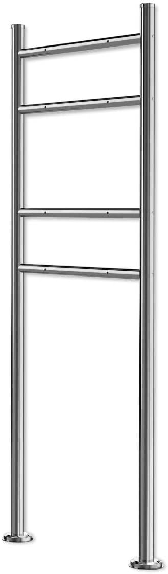 Metzler Doppel Standbriefkasten in Anthrazit RAL 7016, Pulverbeschichtet & mit Zeitungsfach - Inkl.