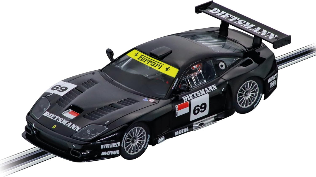 Carrera Digital 124 Ferrari 575 GTC, No. 69 – Slotcar mit Lichtfunktionen, digital codierbar & detai