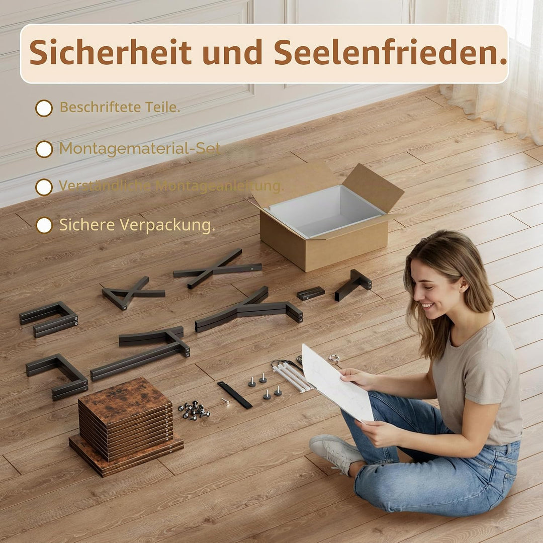 Pflanzenständer für den Innenbereich mit Wachstumslichtern – 9 Ebenen hohes Pflanzenregal, 160 cm Ec