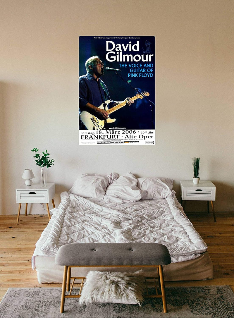 David Gilmour - On An Island, Frankfurt 2006 » Konzertplakat/Premium Poster | Live Konzert Veranstal