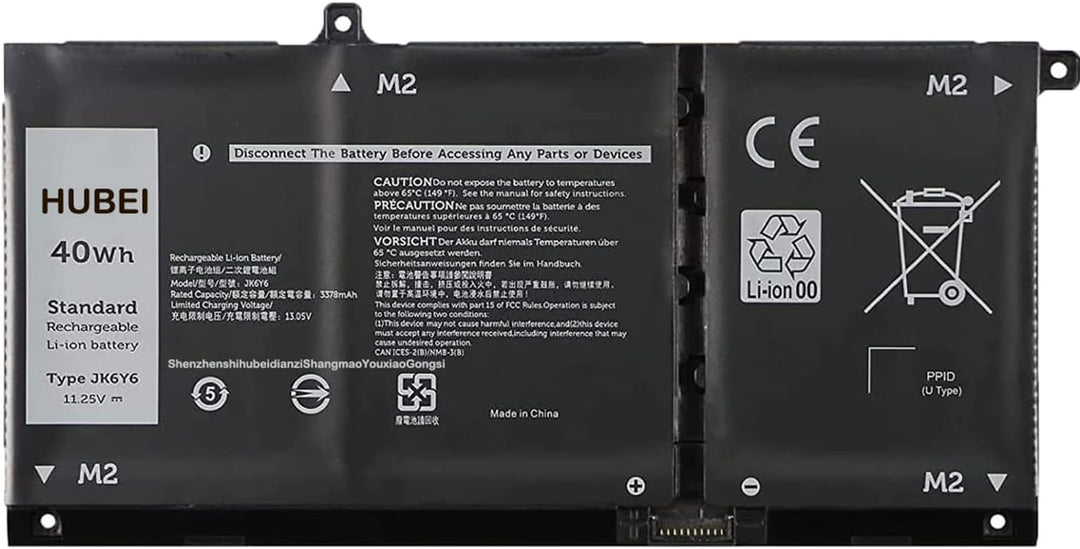 JK6Y6 C5KG6 CF5RH H5CKD Laptop Akku Ersatz für Dell Latitude 3410 3510 Vostro 5300 5401 5501 Inspiro