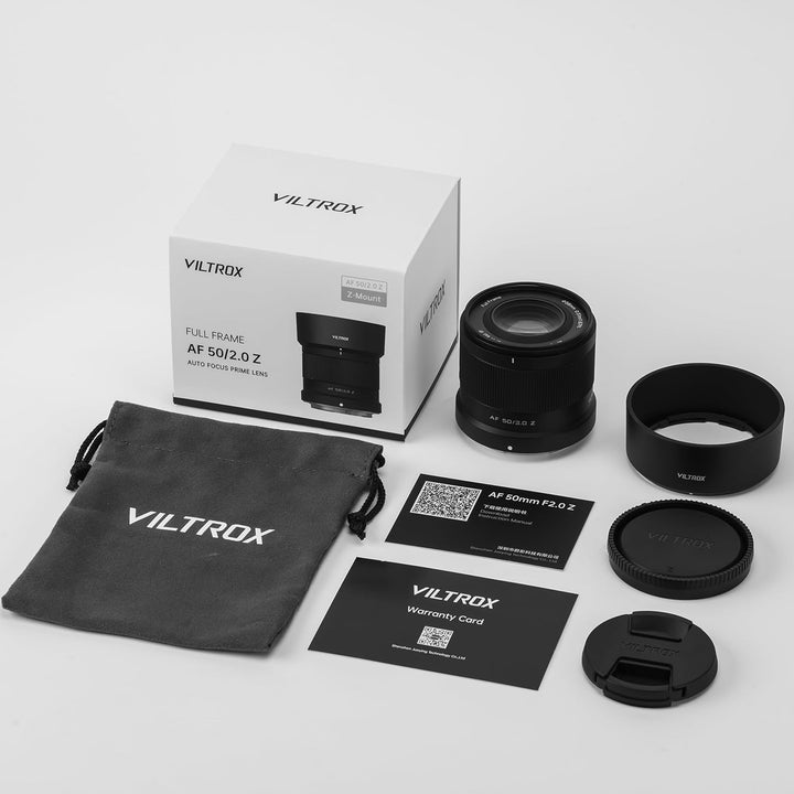 VILTROX AF 50 mm F2 Kameraobjektiv, Vollbild, Autofokus, geringes Gewicht (für Nikon Z), Für Ni