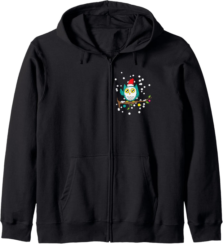 Eule Adler Eule für Weihnachten Kapuzenjacke