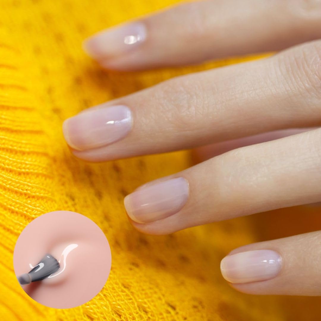 Manucurist Green Flash™ Pastellrosa Gel Nagellack Pale Rose - Hema Free UV Lack, 12-Free Lack, Bio-b