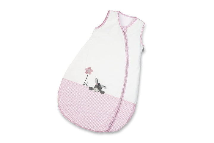 Sterntaler Sommer-Schlafsack für Kleinkinder, Reissverschluss, Grösse: 110, Emmi Girl, Weiss/Rosa Em