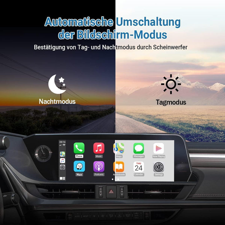 OTTOCAST CarPlay-Wireless-Adapter für iPhone, Kabellos Dongle WirelessCarPlay Automatische Verbindun