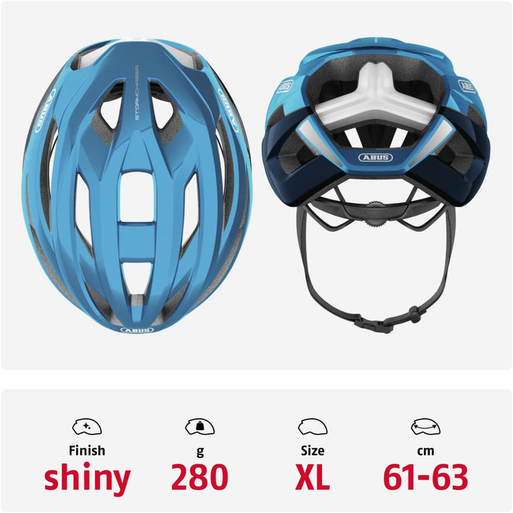 ABUS Rennradhelm StormChaser - Leichter und komfortabler Fahrradhelm für professionellen Radsport fü