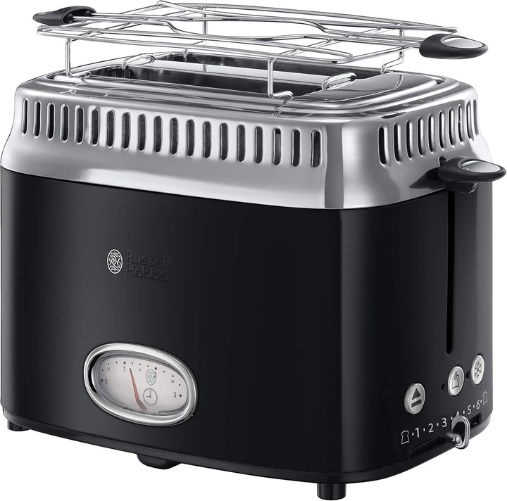 Russell Hobbs Wasserkocher + Toaster Retro schwarz