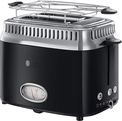 Russell Hobbs Wasserkocher + Toaster Retro schwarz