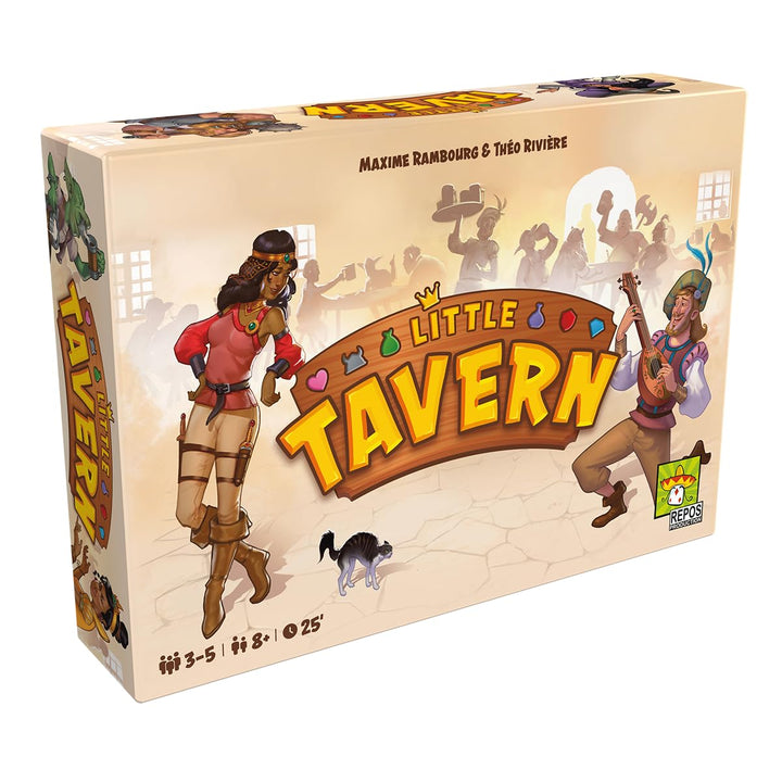 Repos Production, Little Tavern, Familienspiel, Kartenspiel, 3-5 Spieler, Ab 8+ Jahren, 25 Minuten,