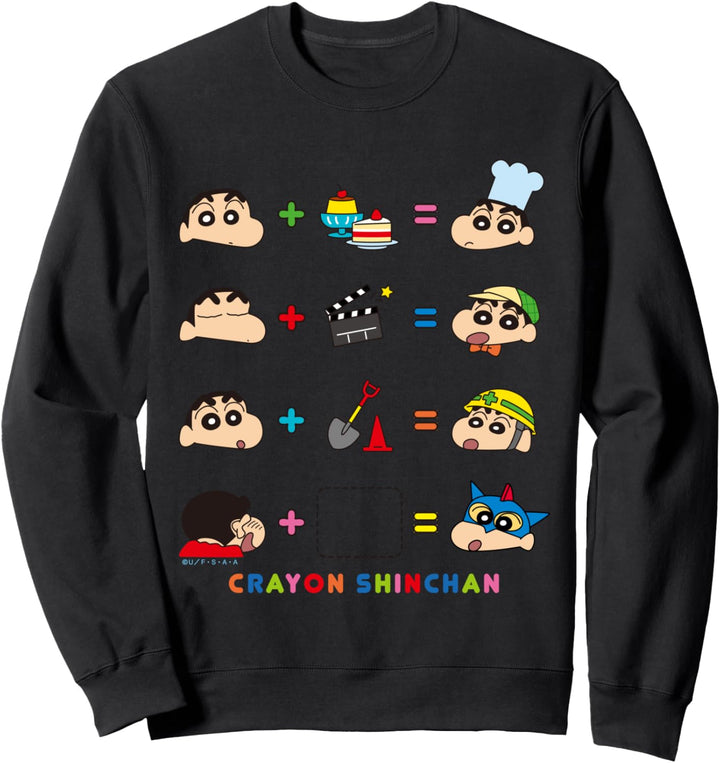 Crayon Shin-chan 〇＋〇＝？ Shin-chan Ver. Sweatshirt