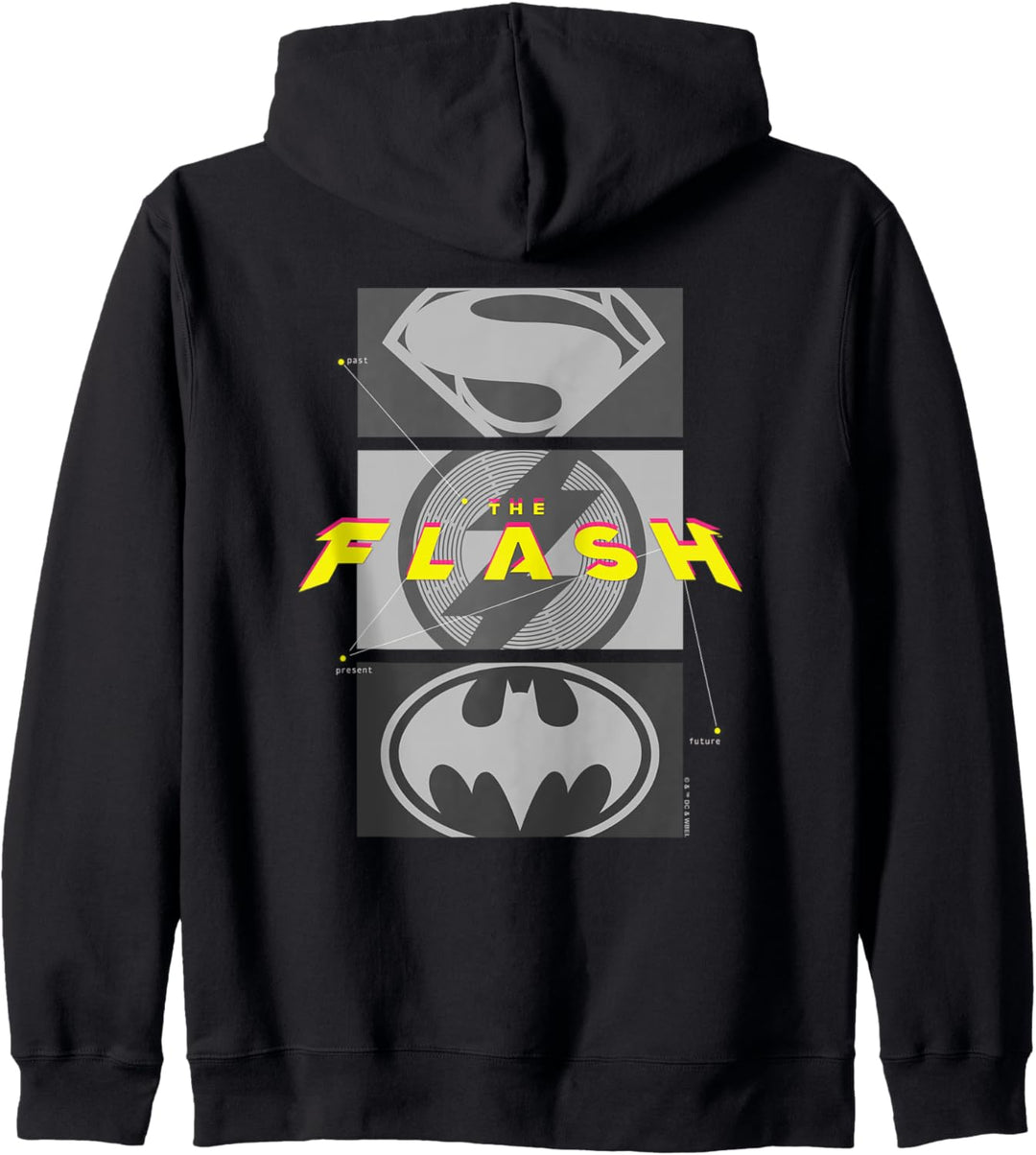 The Flash Movie Batman Supergirl Trio of Symbols Kapuzenjacke