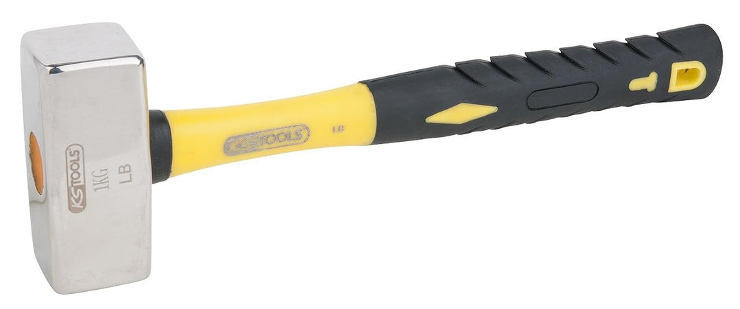 KS Tools 964.2007 EDELSTAHL Fäustel mit Fiberglasstiel, 3600g