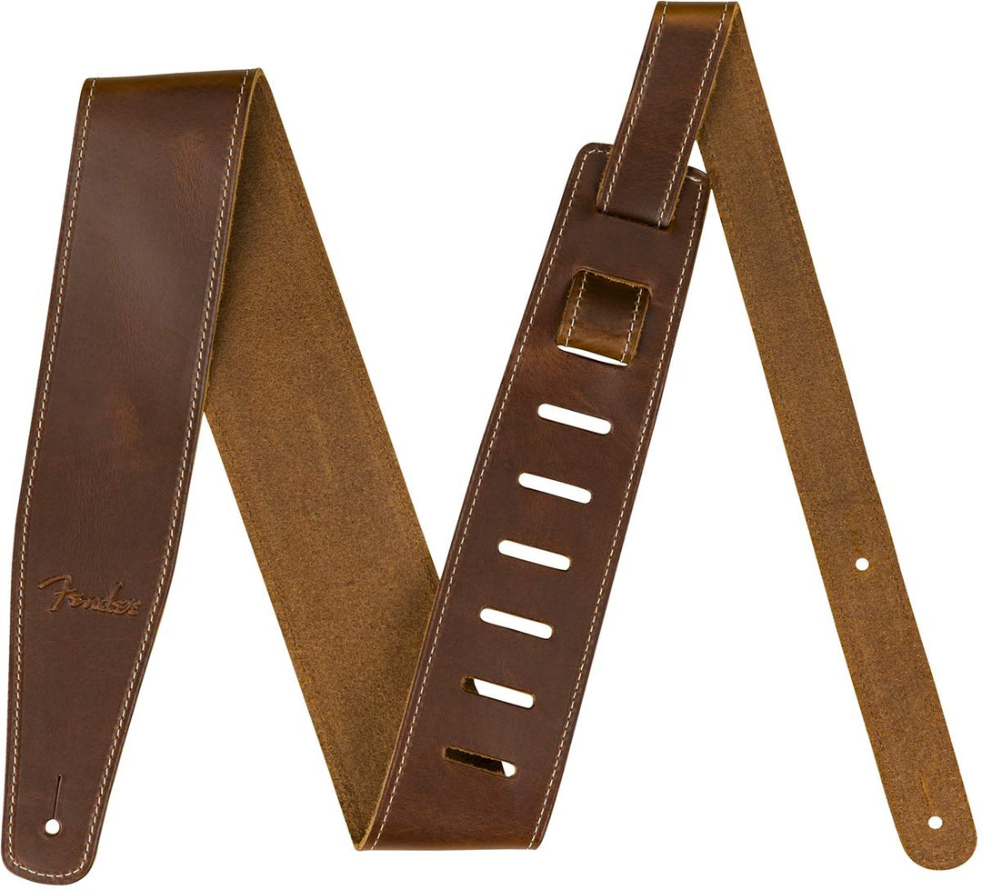 Fender Broken-In Leather Strap, Tan 2.5" Bräunen, Bräunen