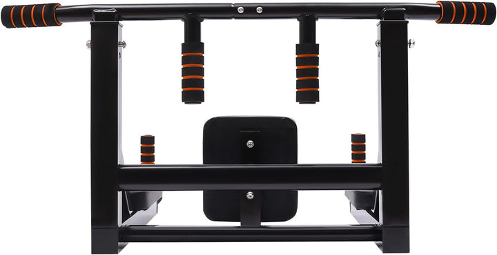 Dip Station zur Wandmontage, Multifunktionales Trainingsgerät, Bauchmuskeltrainer, bis 200 kg belast
