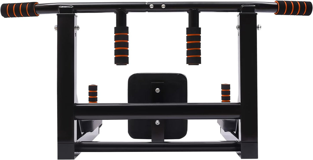 4 in 1 Klimmzugstange Zur Wandmontage, 95 * 77CM Multigriff Klimmzugstange Dip Station Wandmontagen