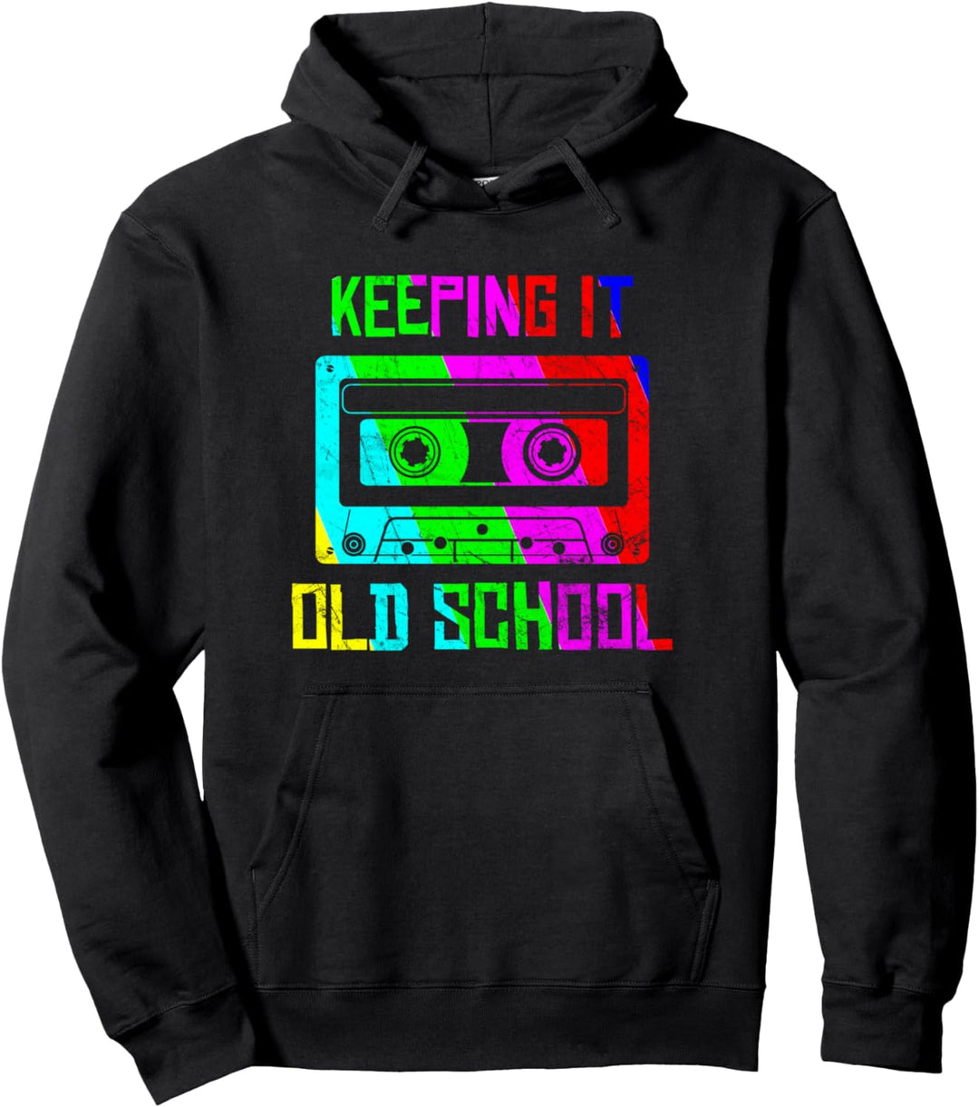 Kassette Vintage Retro Musik Kassetten 80er und 90er Jahre Pullover Hoodie