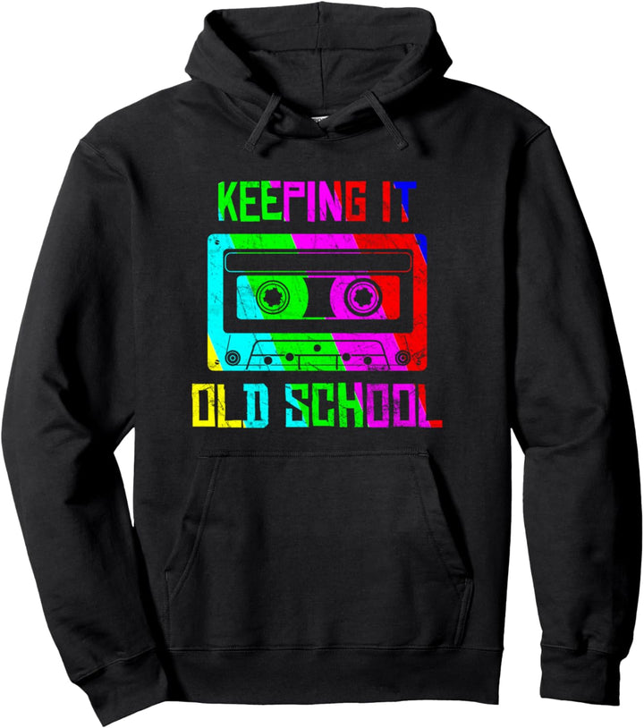 Kassette Vintage Retro Musik Kassetten 80er und 90er Jahre Pullover Hoodie