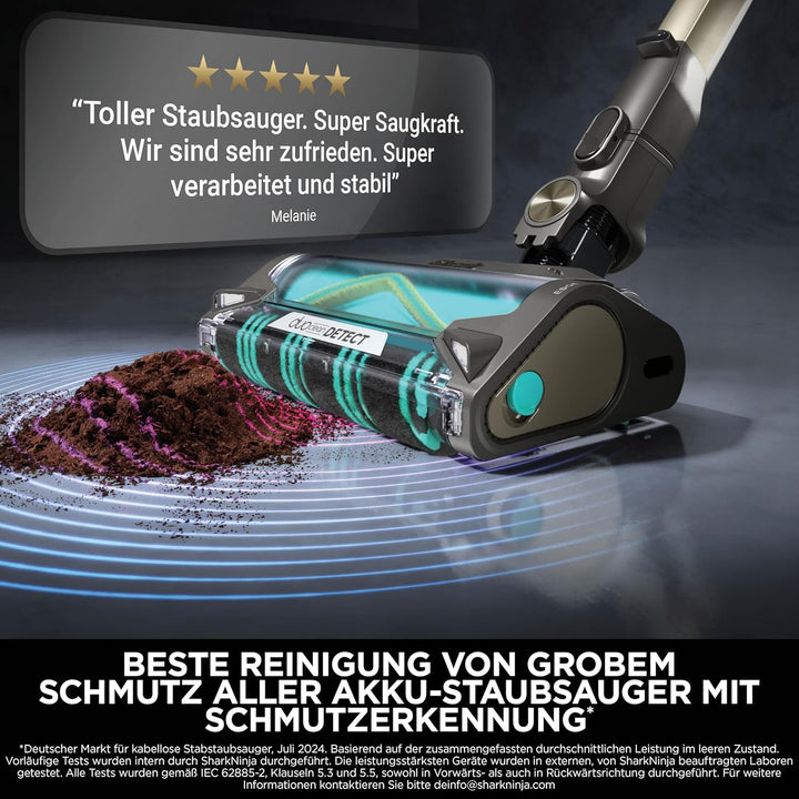 Shark PowerDetect Clean & Empty Akku-Staubsauger mit Absaugstation, bis 70 Min. Laufzeit, kabellos,