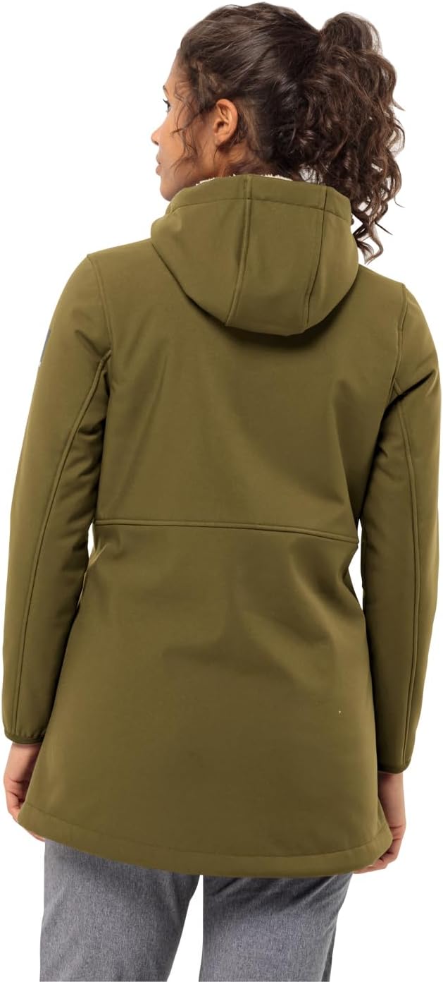 Jack Wolfskin Damen Windland Coat W Softshellmantel S cottage, S cottage