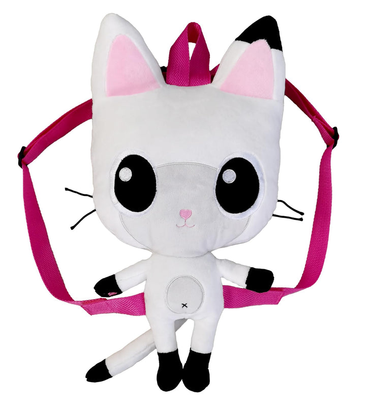 Joytoy Gabby's Dollhouse - Pandy Paw (Panda Pfötchen) Plüschrucksack 23x12x45 cm