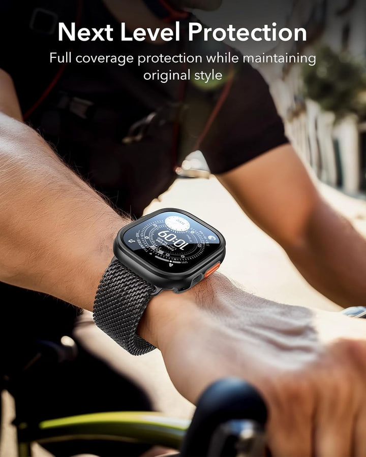 ESR für Apple Watch Ultra 2/1 Hülle mit Displayschutz (2024/2023/2022, 49mm), Militärnorm Schutz, Ca