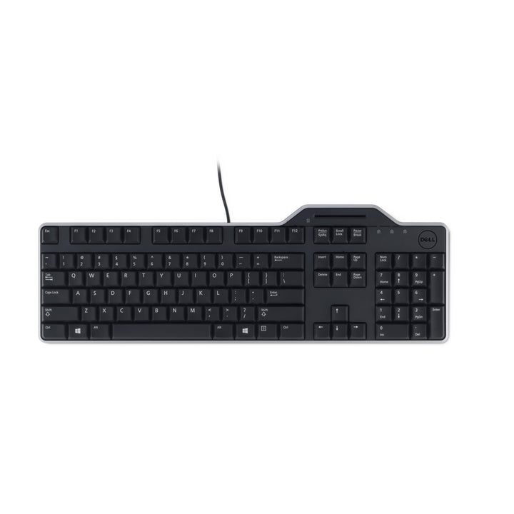 Dell KB-813, Wired, Smartcard Reader USB Keyboard, UK/Irish (QWERTY), schwarz Business Tastatur schw