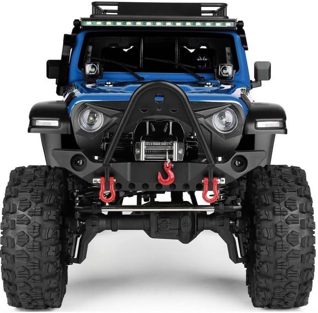 s-idee® WL 104010 blau RC Model Crawler RTR 1/10 2.4G 4WD 2CH 2,4 GHz mit Licht und Sound