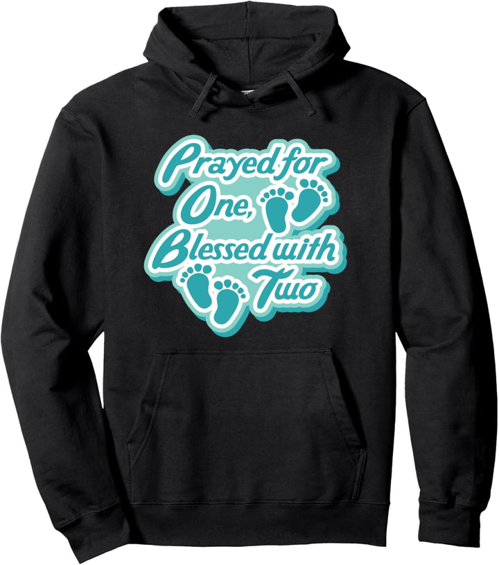 Zwillinge Lustiger Spruch Werdende Eltern Neugeborenes Pullover Hoodie