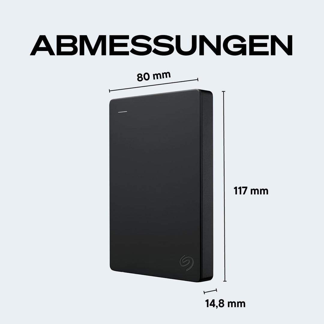 Seagate Expansion 2TB tragbare externe Festplatte, 2.5 Zoll, USB 3.0, inkl. 2 Jahre Datenrettungsdie