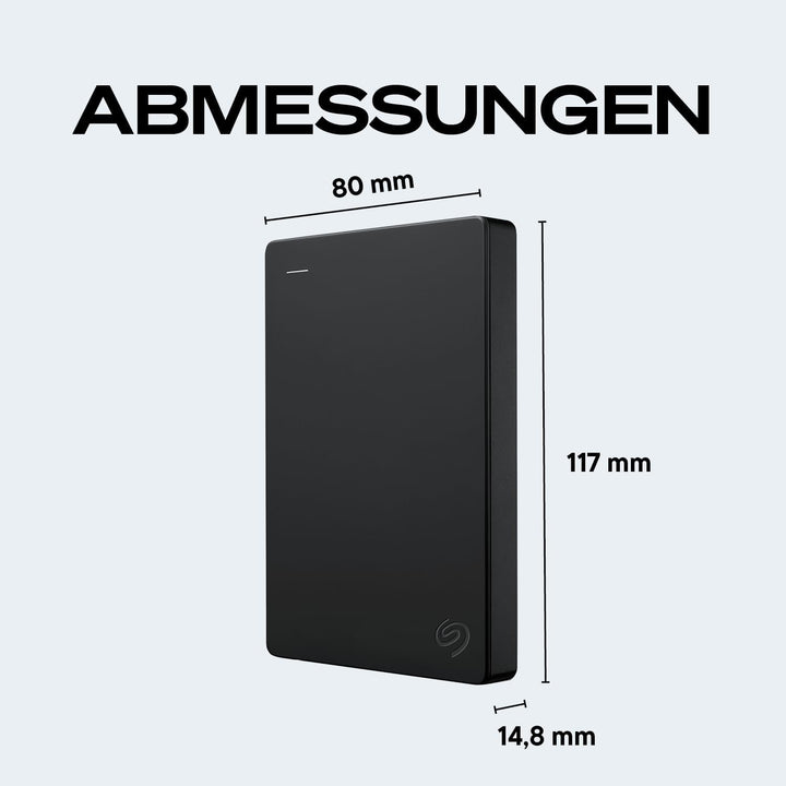 Seagate Expansion 2TB tragbare externe Festplatte, 2.5 Zoll, USB 3.0, inkl. 2 Jahre Datenrettungsdie