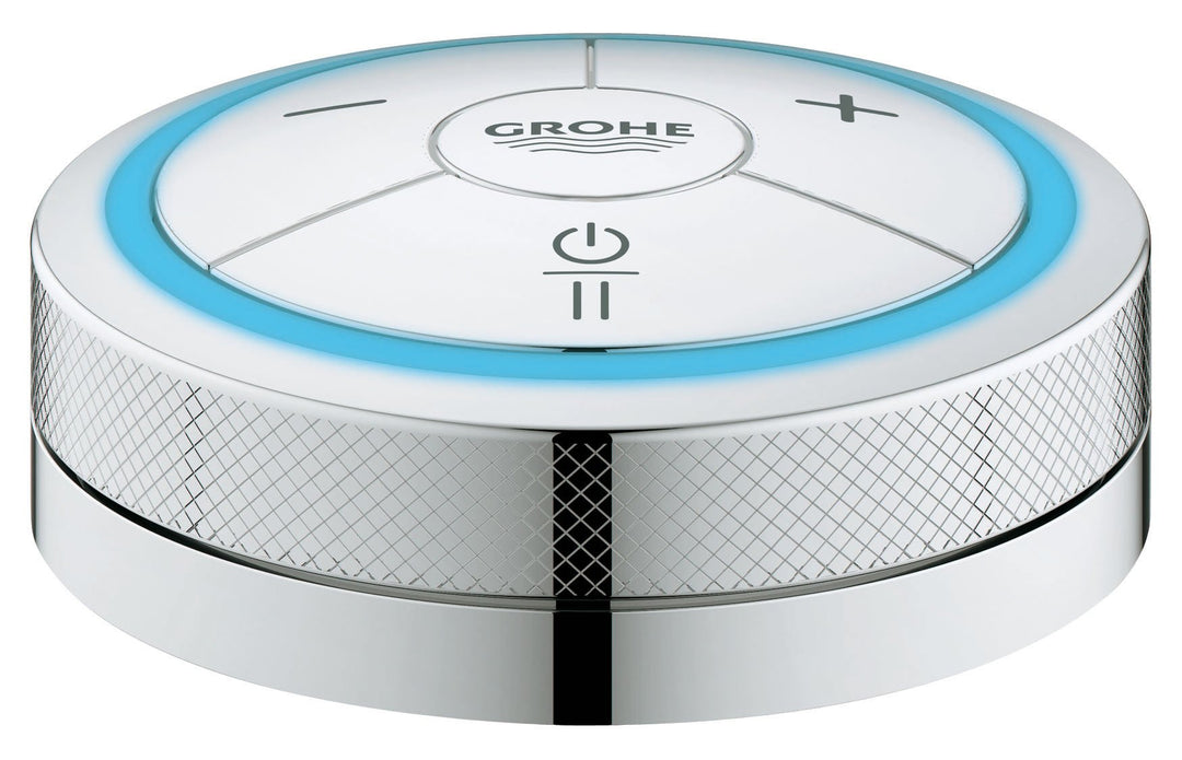 GROHE F-digital Puck - Fernbedienung für Wanne und Brause (langlebige Oberfläche, Mit Pause- und Spe