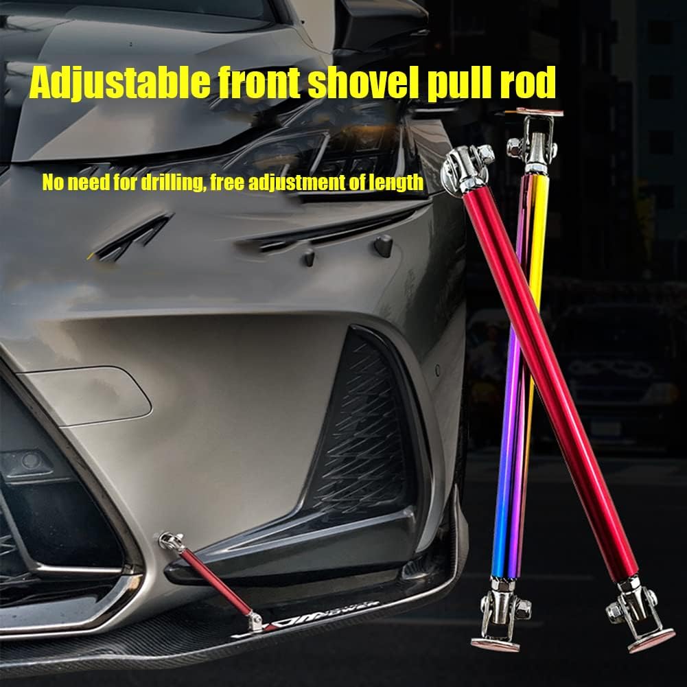 iSpchen 2 Stück Stützstangen vordere Stossstange Splitter Lippe Stützstange Strebe Stützen Rod 3,9"/